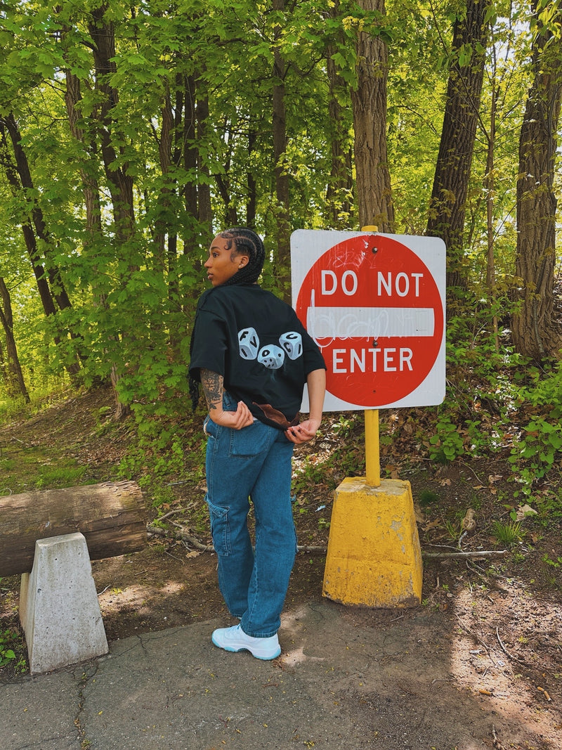 White Fivocci Painted Tee