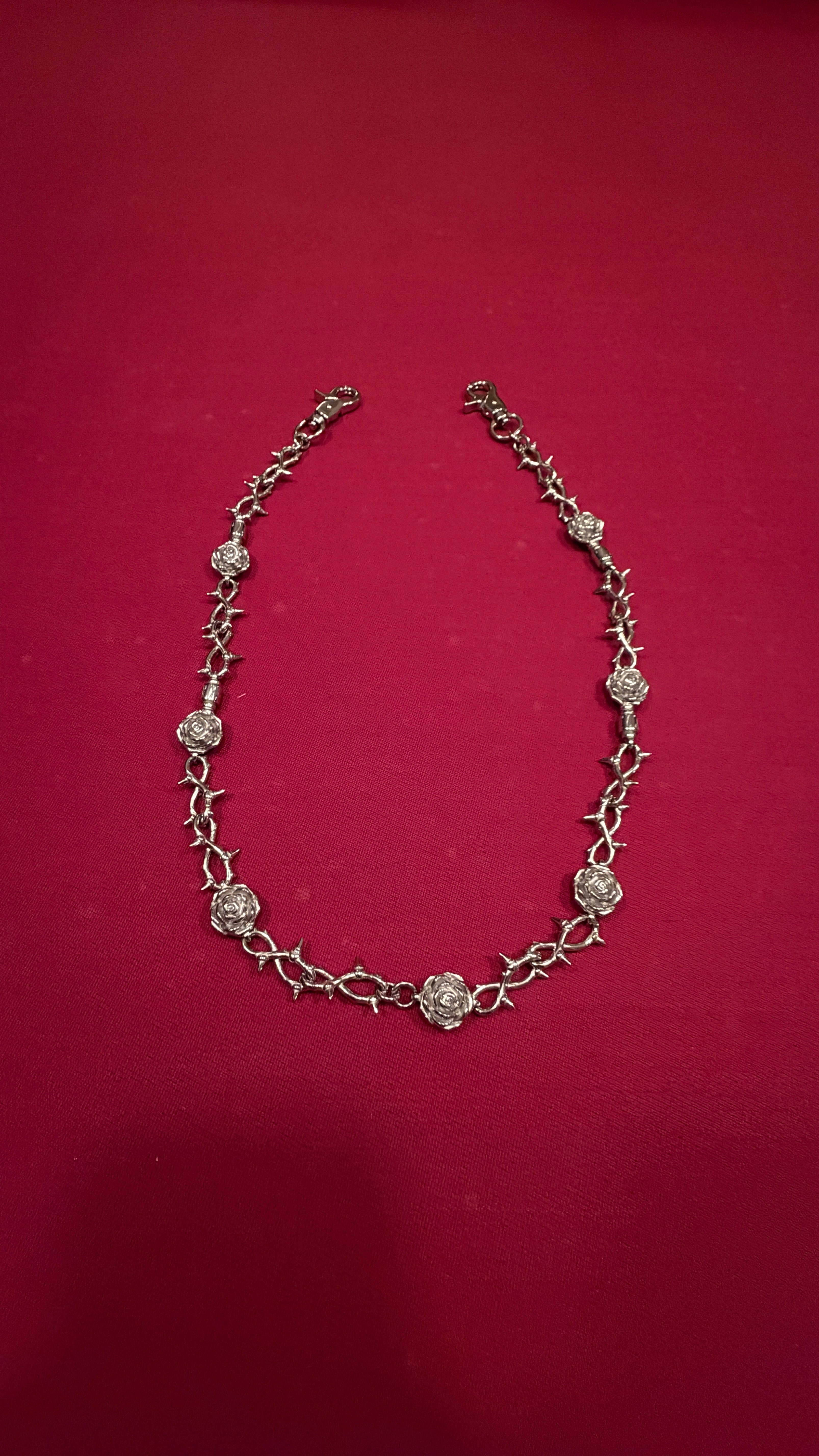 The Thorned Rose Wallet Chain